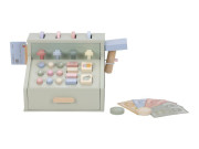 Pokladňa so skenerom a čítačkou kariet drevená Little Dutch