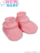 Detské papučky New Baby ružové veľ. 62