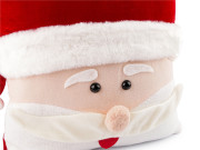 Vianočná plyšová obliečka na vankúš 43x43 cm