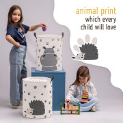 Kôš na hračky bavlnený uzatvárateľný 43 l Sipo