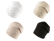 Dámska/dievčenská zimná čiapka s perlami Lamblook