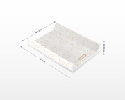 Prebaľovacia podložka tvrdá 70 x 49 x 9,5 cm