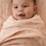 Plienka zavinovacia 120 x 120 cm Pure s potlačou Little Dutch