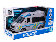 Auto polícia CZ 21,5 cm 1:20 na zotrvačník na batérie so svetlom a zvukom