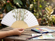 Detský vejár na domaľovanie