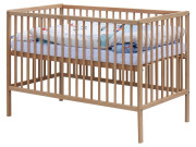 Detská postieľka s kompletnou výbavou 120 x 60 cm, Ľady Scarlett