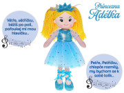Bábika Princezná Adélka 35cm mäkké telo slovensky spievajúce 0 m+