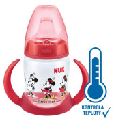 Fľaštička na učenie Mickey s kontrolou teploty, 150 ml Nuk