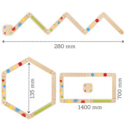 Drevená balansujúca cesta Viga