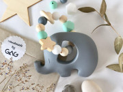 Hryzátko do rúčky silikónové Hryzátko slon