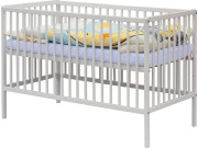 Detská postieľka s kompletnou výbavou 120 x 60 cm, Mimas Scarlett