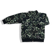 Mikina na zips Motokros - čierna Esito