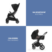 Pláštenka na kočík univerzálna exclusive Black Zopa