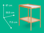 Prebaľovací pult Daisy Natural Wood Bebeconfort