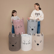 Kôš na hračky Premium Bouclé so šnúrkou 43 l Sipo