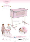 Novorodenecká postieľka pre bábiky s funkciou spoločného spania Sophie 2025 DeCuevas