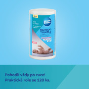 Jednorazové bambusové uteráky 120 ks Canpol babies