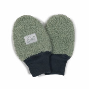 Zimné bezpalcové rukavice Teddy fleece double Olive Esito