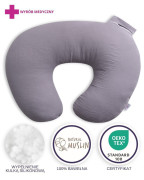 Mušelínový polohovací vankúš MiniRelax 140 cm Babymatex