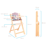 Jedálenská stolička Drömmer Kidnort