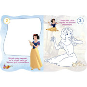 Najkrajšie vianočné omaľovánky so samolepkami Disney Princezné