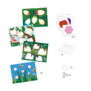 Djeco Výtvarná sada mramorované obrázky - príroda