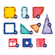 Magnetická stavebnica XXL 100 ks Ľudí