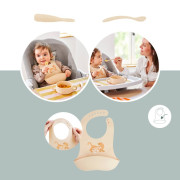 Silikónová jedálenská súprava Baby First meal set Mini Babymoov