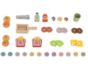 Drevený obchod hamburgery Viga