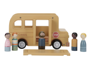 Školský autobus s figúrkami drevený Little Dutch