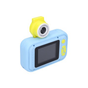 Detský digitálny fotoaparát výklopný objektív silikónové púzdro - foto 40Mpx video Full