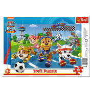 Puzzle doskové Tlapková patrola 33x23 cm 15 dielikov Trefl