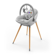 Jedálenská stolička a lehátko Fini Up 2 v 1 Grey Kinderkraft