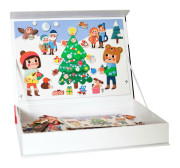 Magnetická kniha Vianoce – Christmas Magnetic Book Edukid