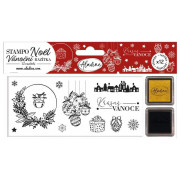 Pečiatky Aladine Stampo Noël, 12 ks - Krásne Vianoce