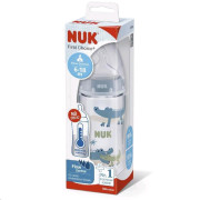 Dojčenská fľaša NUK FC+Temperature Control 300 ml BOX-Flow Control cumlík