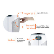 Prístroj na prípravu dojčenského mlieka Babyccino White Zopa