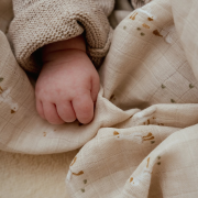 Plienka zavinovacia 120x120 cm Hus Newborn Naturals Little Dutch