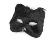Karnevalová maska - škraboška chlpatá mačka
