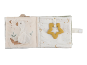 Textilná knižka s aktivitami Newborn Naturals Little Dutch