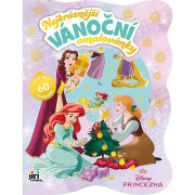 Najkrajšie vianočné omaľovánky so samolepkami Disney Princezné