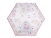 Detský skladací mini dáždnik mačka s rukoväťou labka