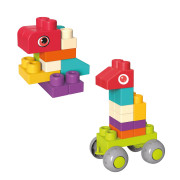 Kocky stavebnice 48 ks plastové v plastovom kufríku 26 x 12 x 19 cm