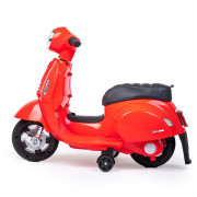 Detská elektrická motorka Vespa červená Baby Mix