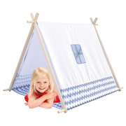 Stan domček bielo šedý 150 cm