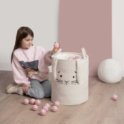 Kôš na hračky Premium Bouclé so šnúrkou 43 l Sipo