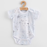 Dojčenské body s krátkym rukávom ocean New Baby For Babies