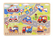 Vkladacie puzzle Dopravné prostriedky