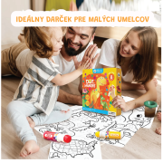 Farby v tube s omaľovánkami 8 ks Jarmelo