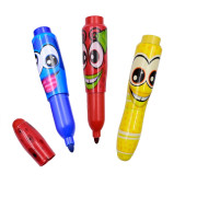 Fixy voňavé Scentos Jumbo Funny Face 3 ks